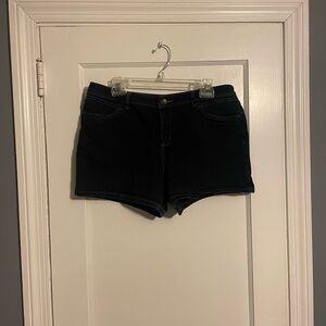 Simply Vera Vera Wang Dark Blue Denim Shorts Size 12